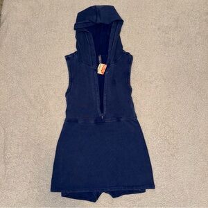 FP Movement by Free People Navy Hooded Skortsie